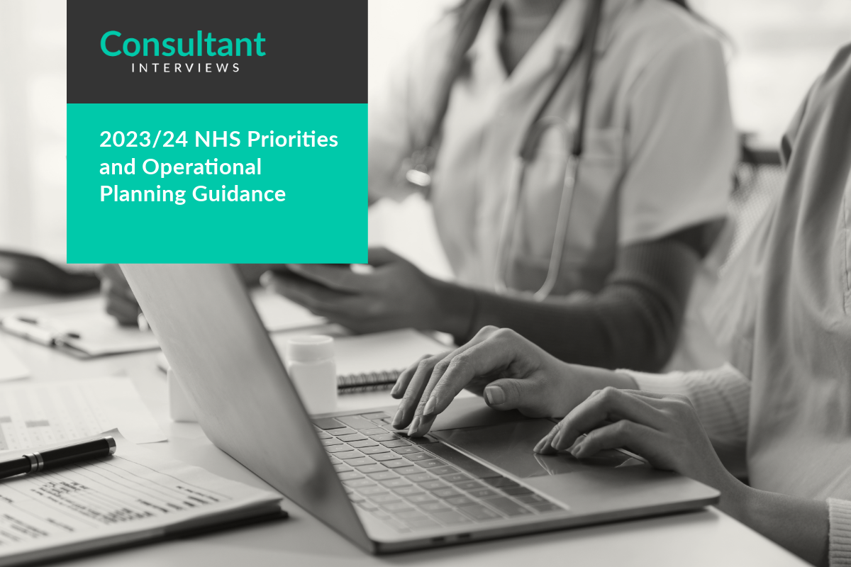 2023/24 NHS Priorities And Operational Planning Guidance - Consultant ...