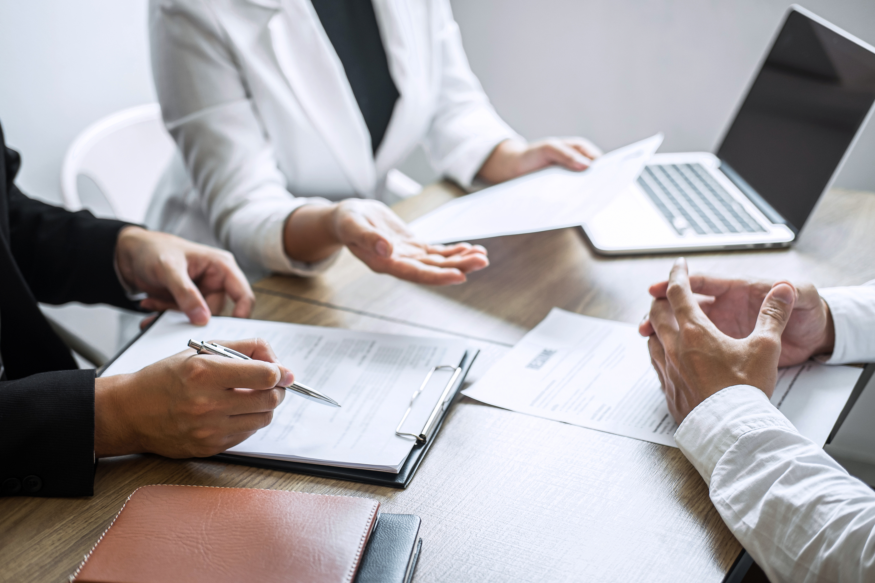 Conceptual image representing candidates preparing for demanding consultant interview questions, highlighting critical thinking and judgment.